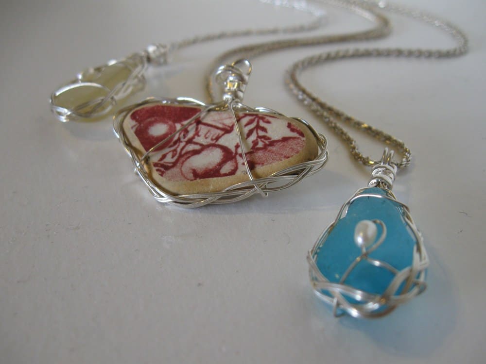 Aus altem Glas wird schöner Schmuck