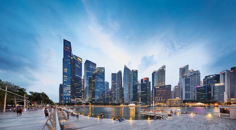 Singapur Geschäftsviertel CBD