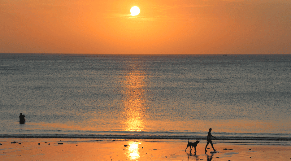 Balinesischer Sonnenuntergang