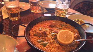 Leckere spanische Paella in Madrid