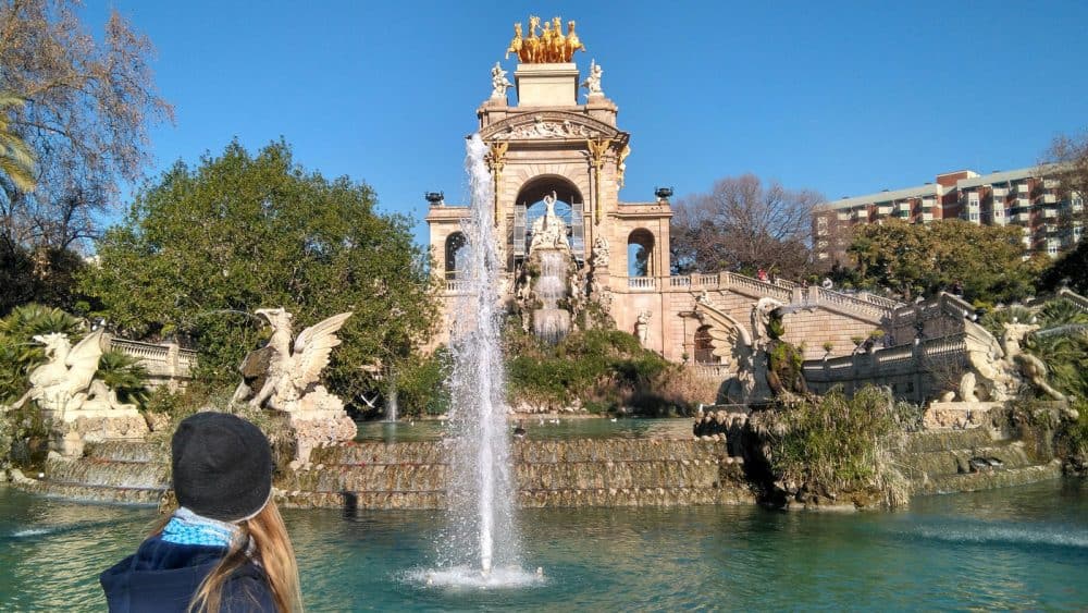Springbrunnen im Parc de la Ciutadella Barcelona