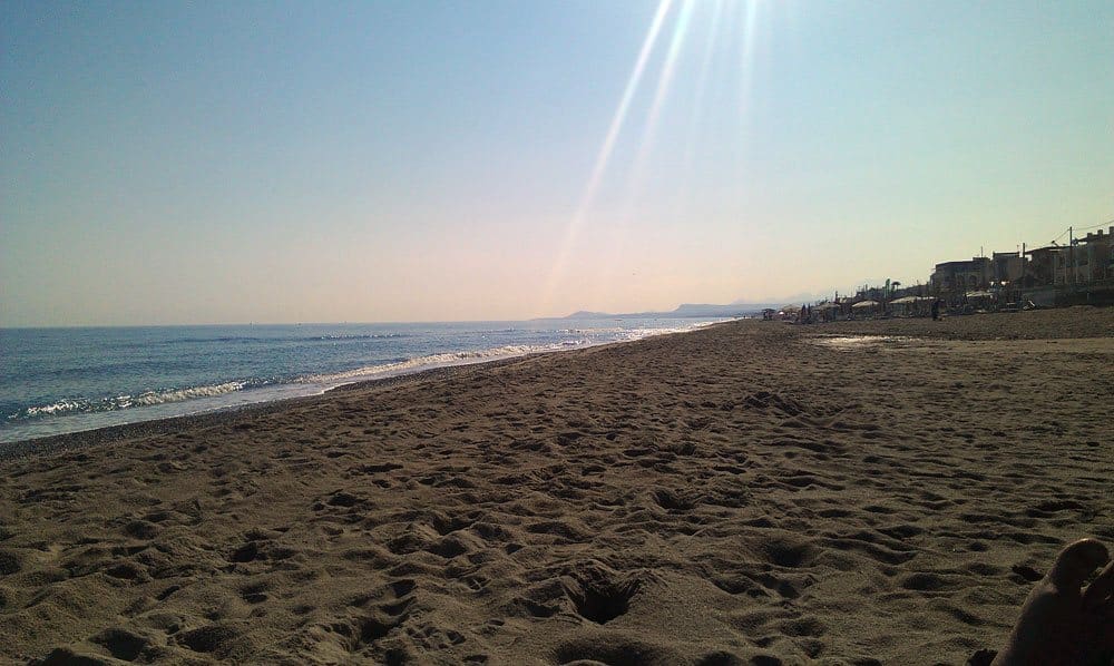 Strand von Rethymnon Kreta