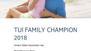 Urkunde für die TUI FAMILY Champions