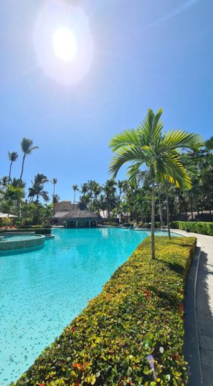 Der Adults-only-Pool im Hotel Grand Palladium Punta Cana Resort & Spa