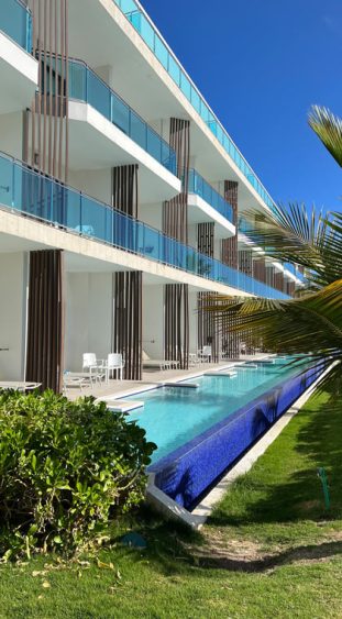 Wohnbeispiel - die Luxury Swim Out Zimmer im Hotel Serenade Punta Cana Beach & Spa in Punta Cana in der Dominikanischen Republik.