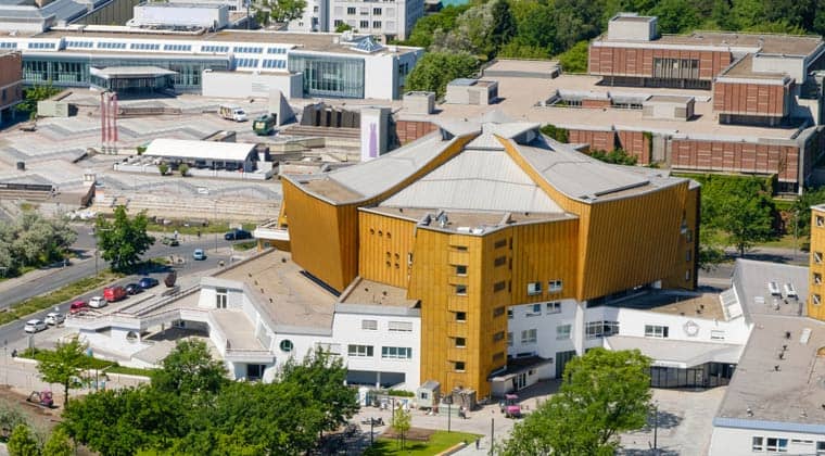 Aussenansicht der Berliner Philharmonie