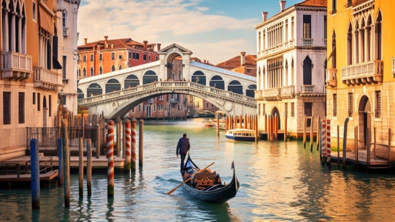 Italien, Venedig, Rialtobrücke