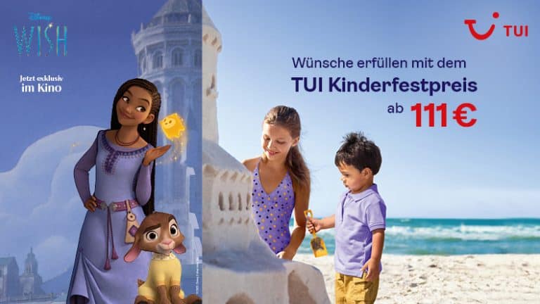  Kinder reisen im Sommer 2024 ab 111 Euro: TOP Hotels mit dem TUI Motiv 