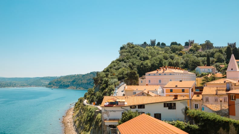 Piran Beach Slowenien