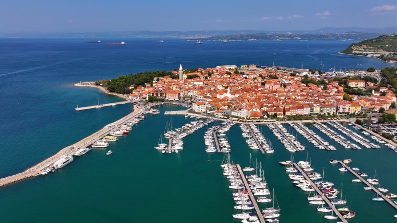 San Simon Beach bei Izola