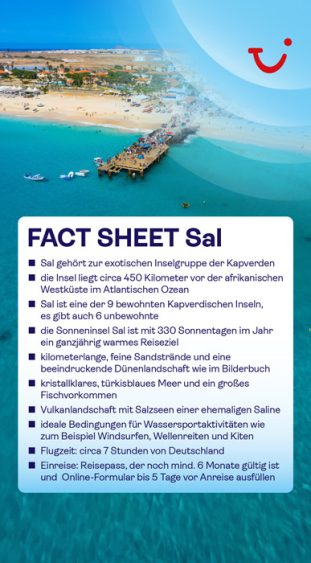 Fact Sheet zur kapverdischen Insel Sal