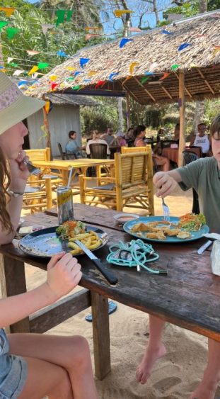 Strandrestaurant in Khao Lak in Thailand