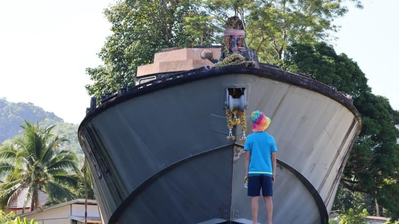 Das Tsunami Polizeiboot