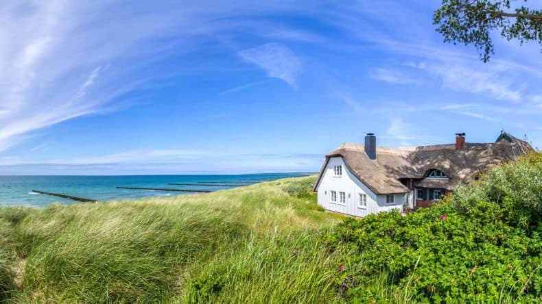Ferienhaus am Meer an der Ostsee