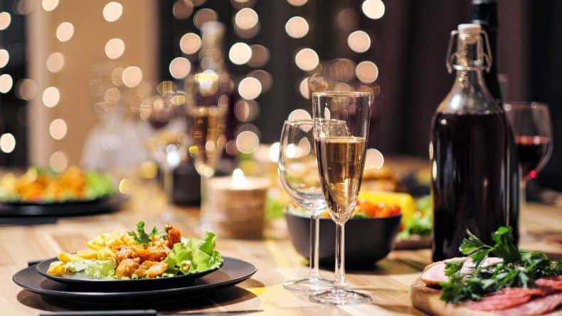 Festlich gedeckter Tisch