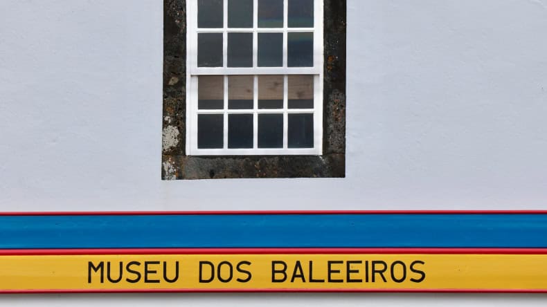 Das Walmuseum in Lajes do Pico auf der Azoreninsel Terceira.