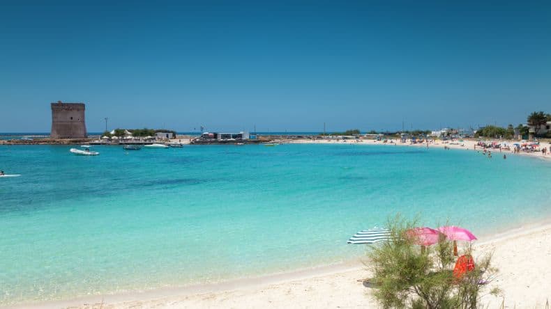Apulien Strände: Spiaggia di Torre Lapillo