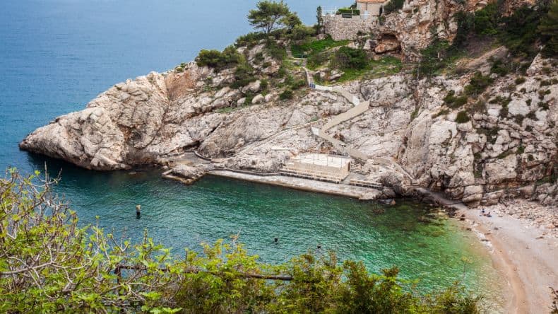 Dubrovnik Strand: Bellevue Beach