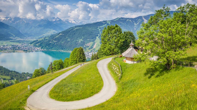 Blick auf Zell am See