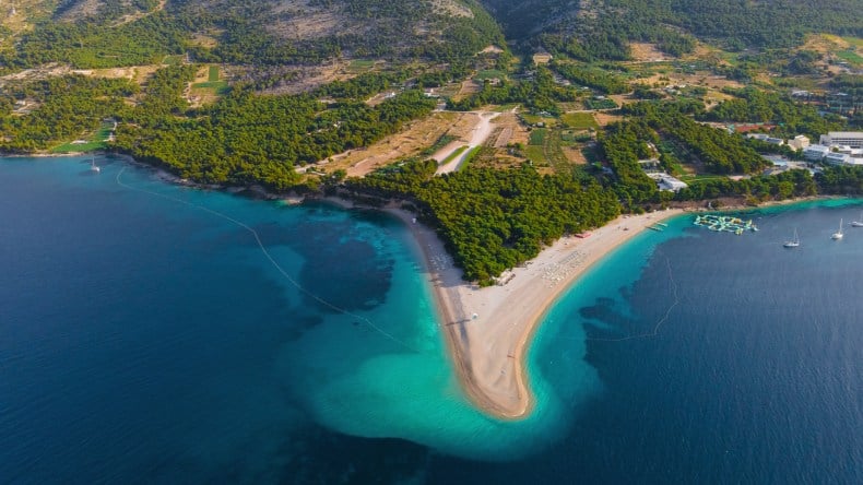 Ausblick auf das Goldene Horn der Insel Brac