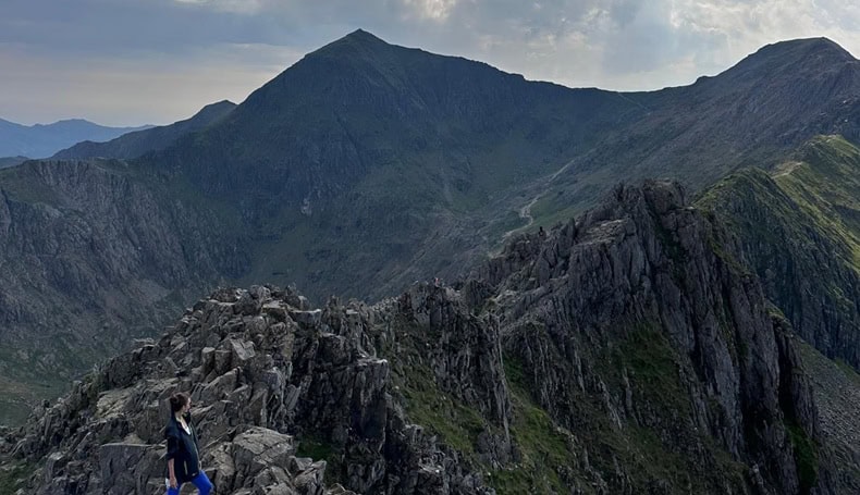 Crib Goch am Mount Snowdon
