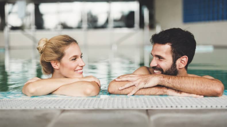 Entspannungsbad im Thermalbad