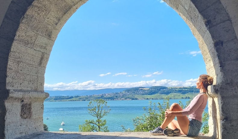 Murten in der Schweiz