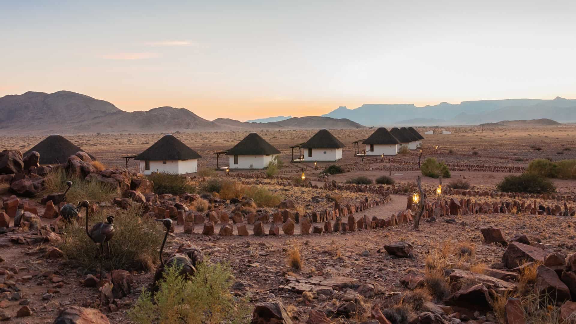 Lodges in der Namib Wüste