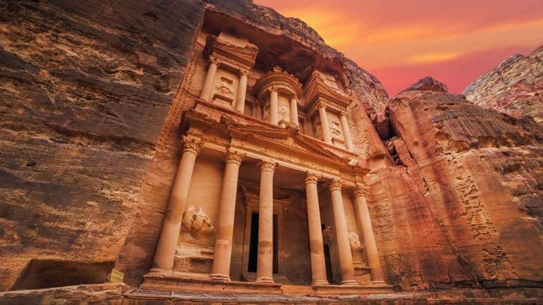 Ancient Tempel in Petra