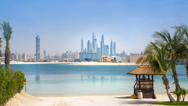 Skyline Dubai, Meer, Strand