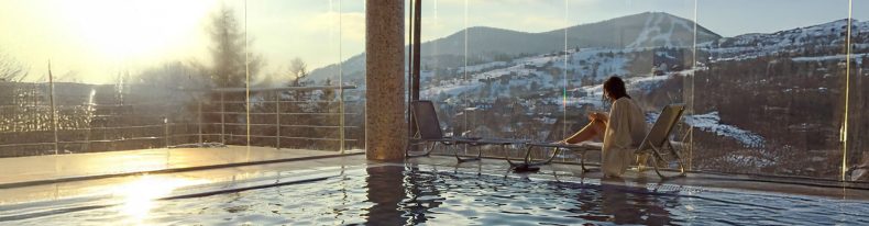 Winter, Wellnesshotel in den Bergen