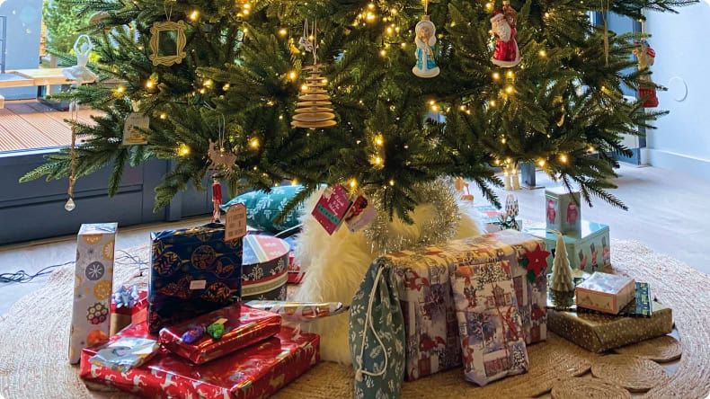 Geschmückter Weihnachtsbaum