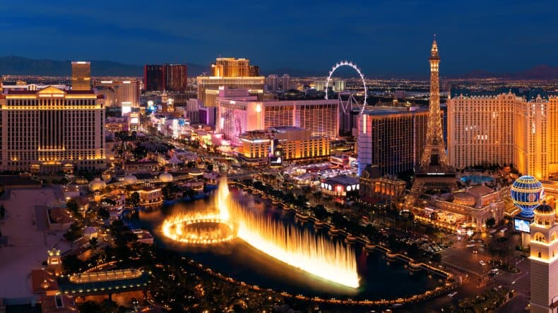 Blick auf Las Vegas Strip