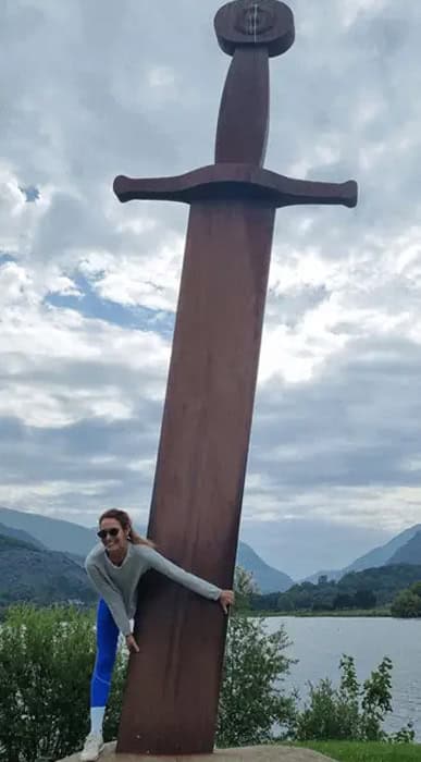 König Arthurs Schwert Excalibur in Llanberis