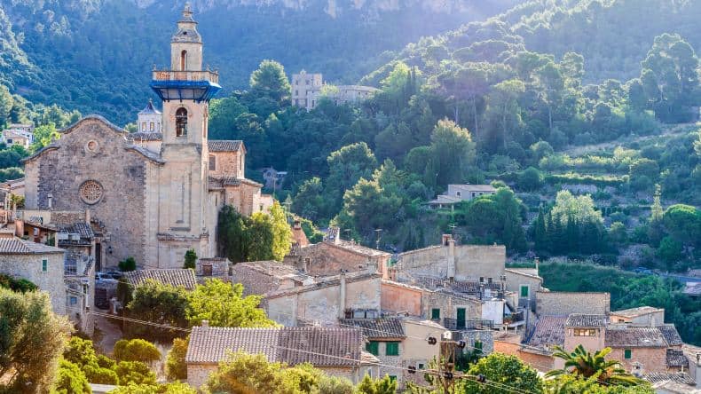 Schöne Aussicht auf die Casa Natal de Santa Catalina, Mallorca