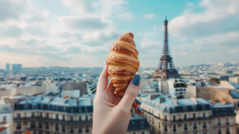 Blick auf Paris, Crossaint