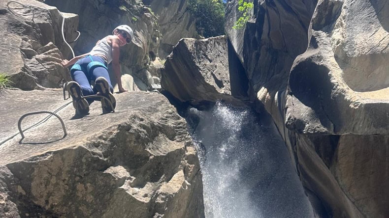 Via Ferrata de la Cascade de la Fraîche in Pralognan-la-Vanoise