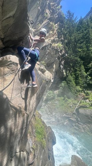 Via Ferrata de la Cascade de la Fraîche in Pralognan-la-Vanoise