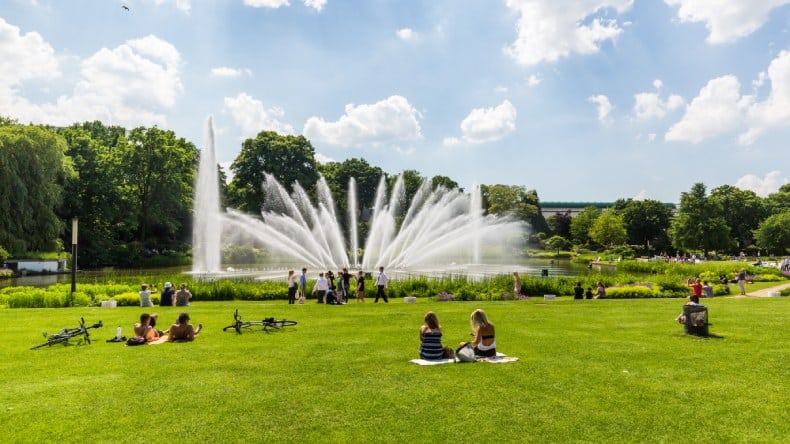 Planten un Blomen ein wunderschöner Park mitten in Hamburgs City.