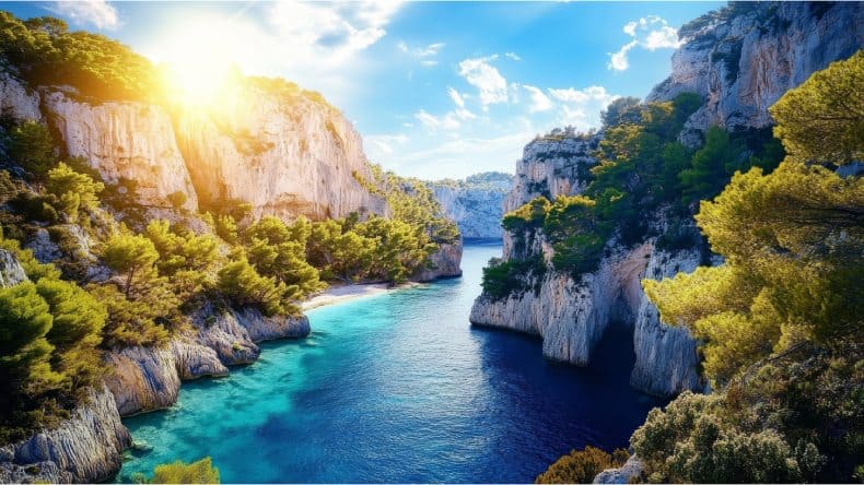 Der Calanques National Park, Marseille, Frankreich