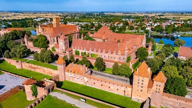 Die Marienburg in Malbork, Masuren, Polen