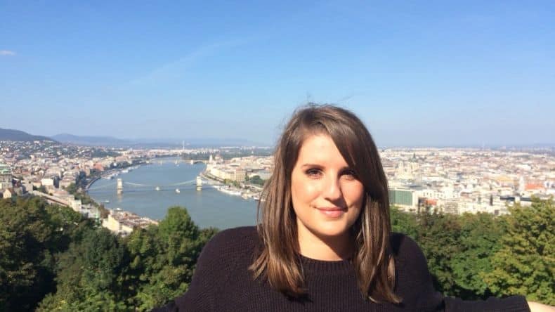 Ausblick auf die Europa Stadt Budapest