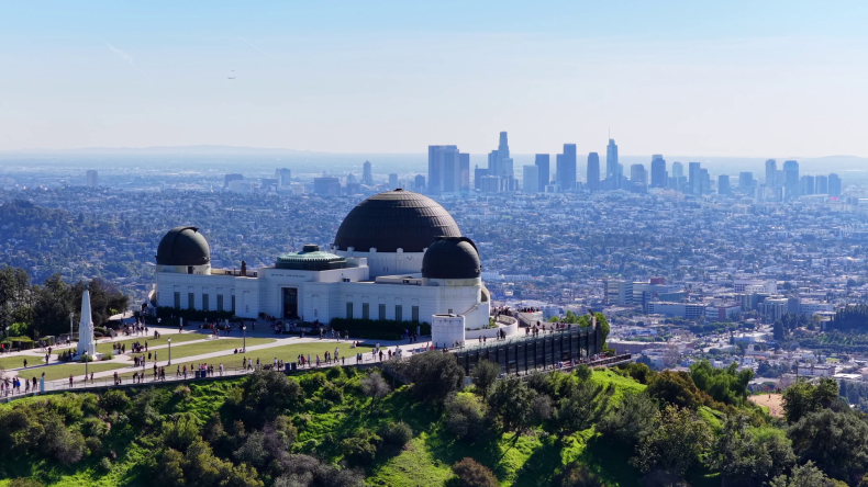 Griffith Observatory, Blick auf Los Angeles