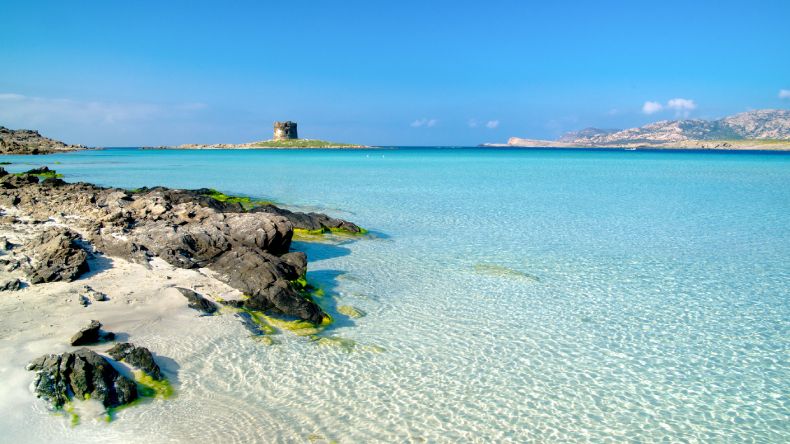 Karibikstrand La Pelosa auf Sardinien