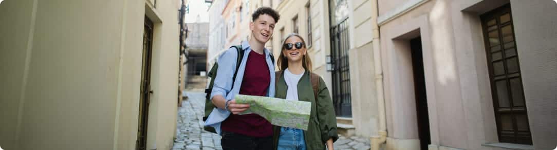 tui genz travel studie people with map