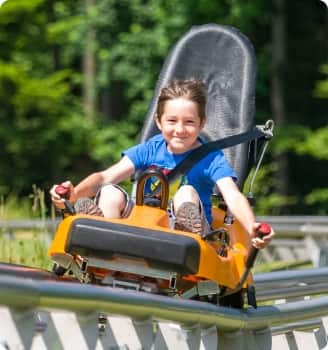 Adrenalin pur in der rasanten Schienenbahn