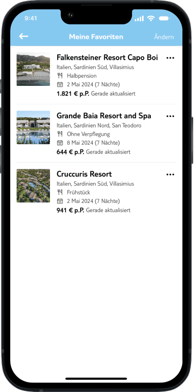 tui grafik smartphone favoritenliste