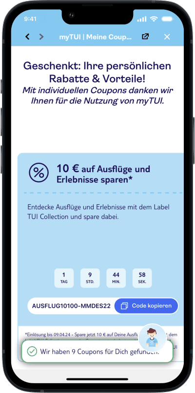 tui grafik smartphone rabattcoupons