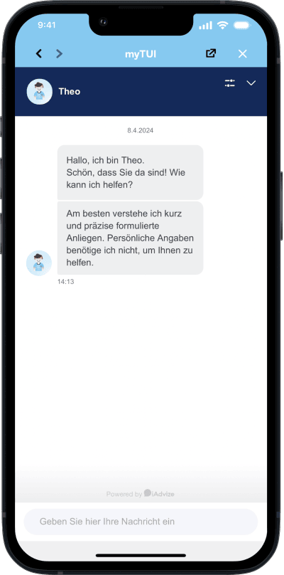 tui grafik smartphone reiseassistent