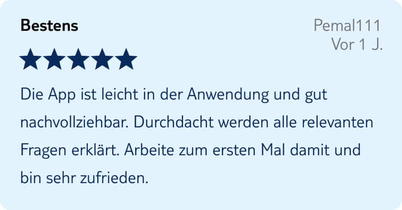 tui grafik bewertung bestens